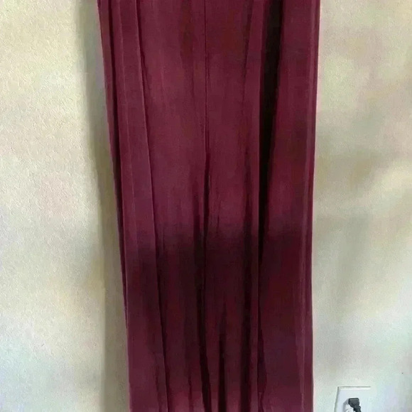 Athleta Burgundy Nighttime Bliss V-Neck Sleep Loungewear Romper Jumpsuit Size 3X - Picture 9 of 12